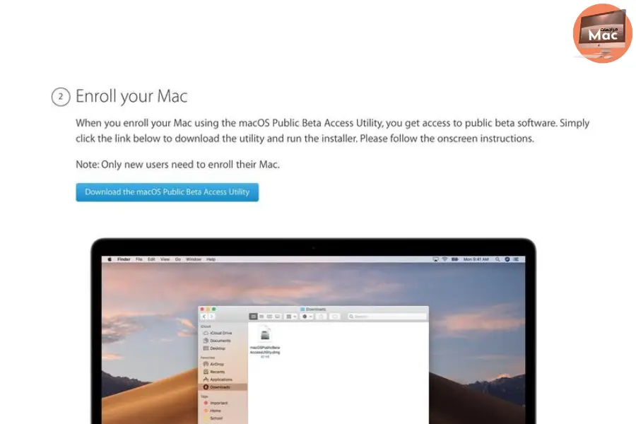 macOS Public Beta Access Utility
